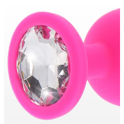 ANAL PLAY TOYJOY Plug Bijou Diamond Booty M 7 x 3.5cm Rose